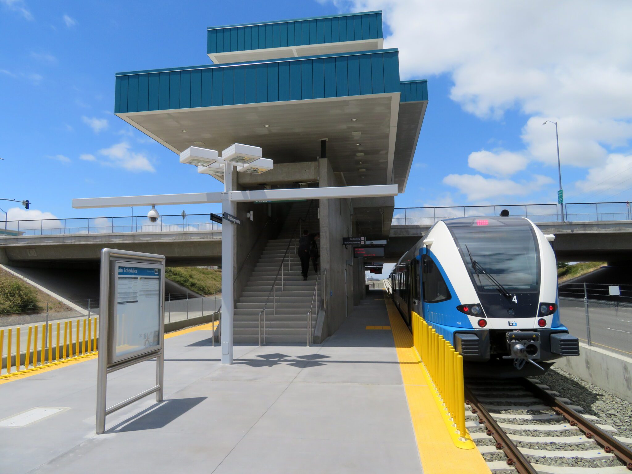 eBART Pittsburg Center Station.